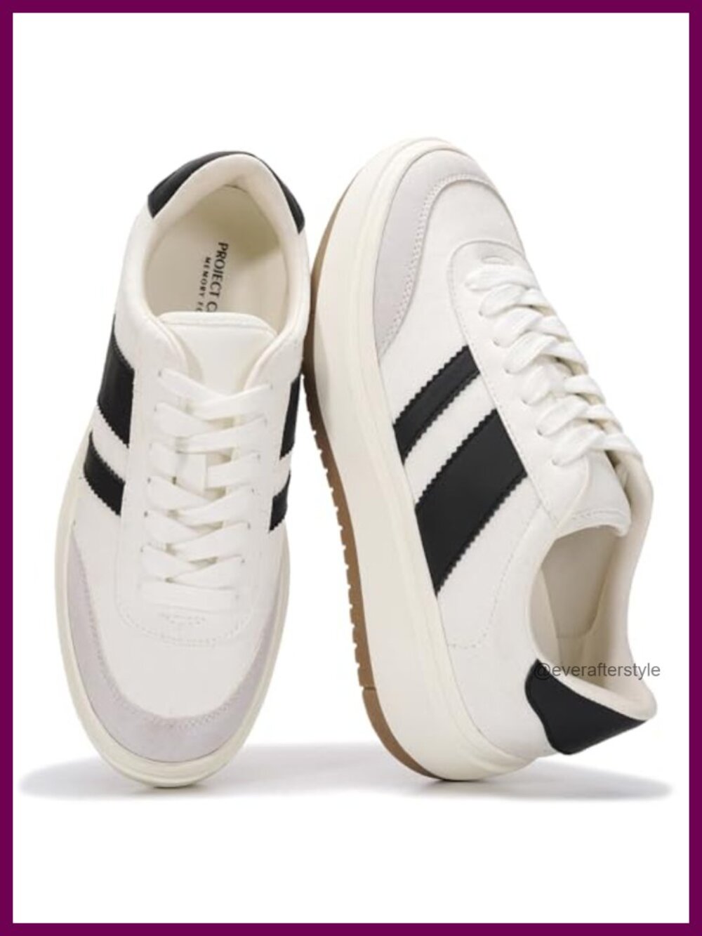 Women's Fashion Sneakers Platform Lace-Up Casual Athletic Shoes